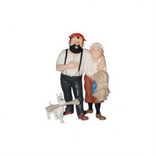 TINTIN HADDOCK MILOU DÉSERT
