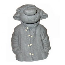 BUSTE GASTON EN DUFFLE-COAT MONOCHROME