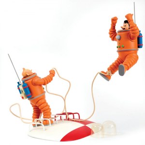 TINTIN, HADDOCK DANS L'ESPACE